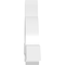 Ekena Millwork Ericson Architectural Grade PVC Gable Bracket, 48"W x 18"H x 4"D x 4"F, 9/12 Pitch GBP048X18X0404ERI00 - alternate 3